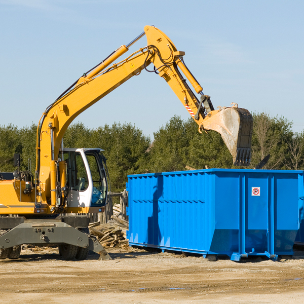 is there a minimum or maximum amount of waste i can put in a residential dumpster in Blennerhassett West Virginia